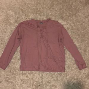 Pink Laced Long Sleeve